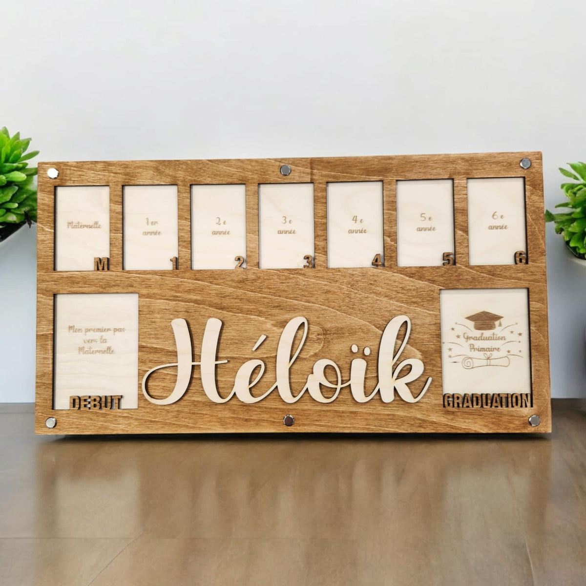 Cadre Photo scolaire Personnalisé avec Prénom – Idéal pour les Souveni ...