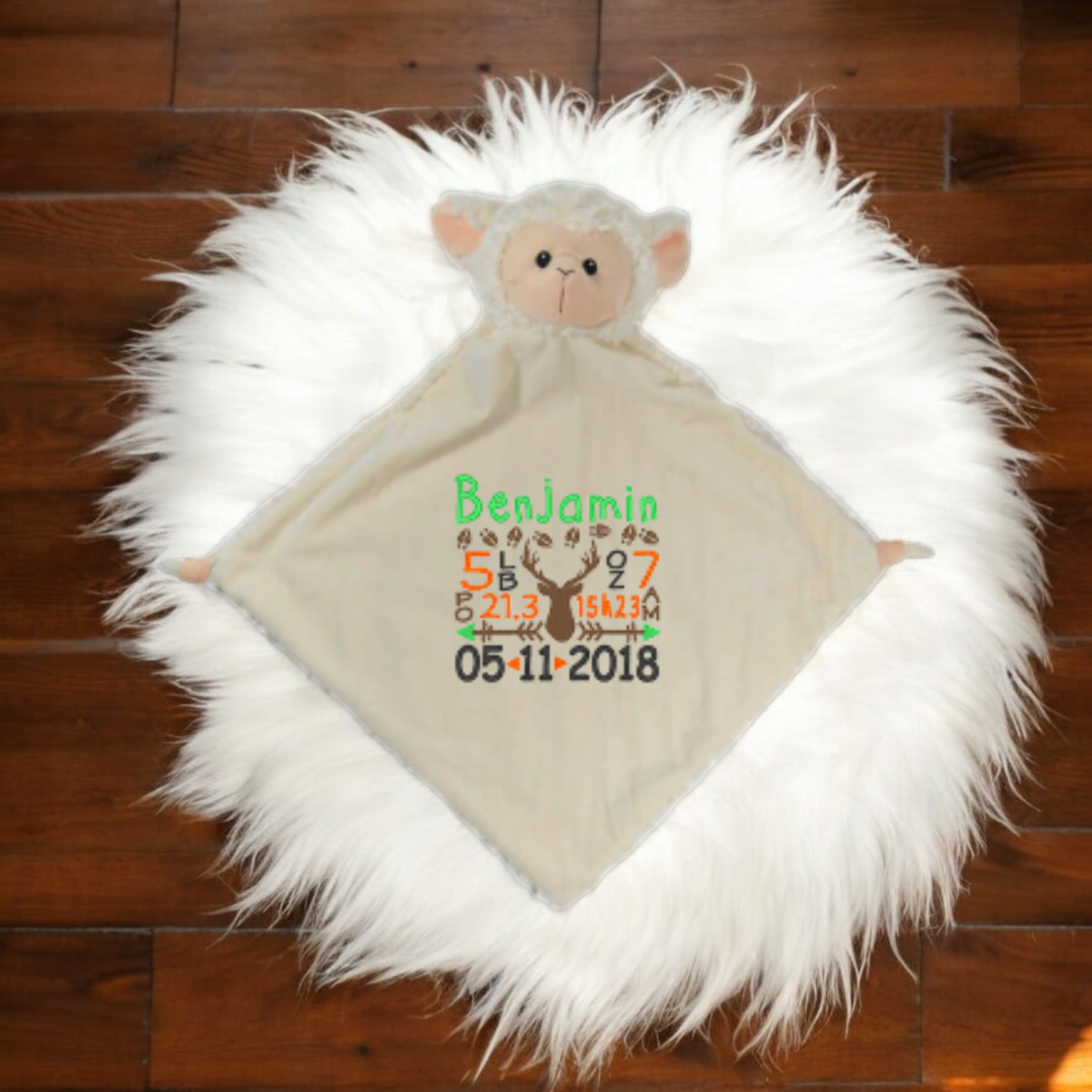 Mouton XL doudou Manoushka Création