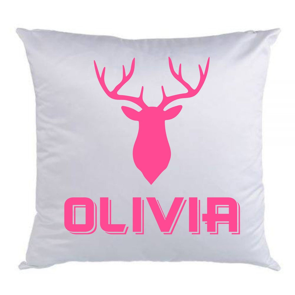 Coussin chevreuil rose - manoushkacreation