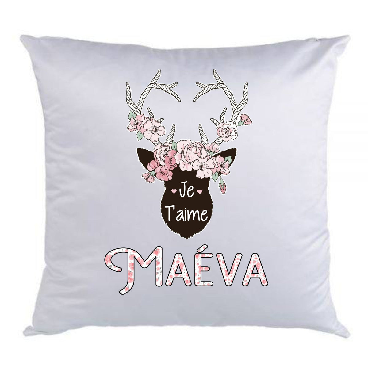 Coussin Woodland fleur - manoushkacreation