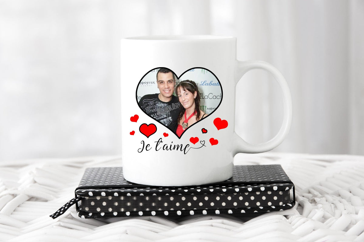 Tasse : Coeur et photo - manoushkacreation