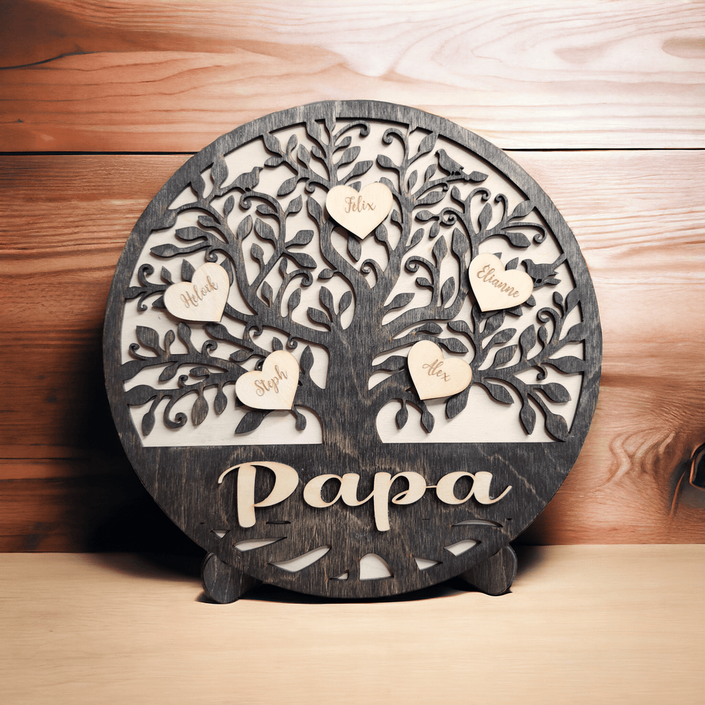 Arbre de vie personnalisé Papa ou autres - manoushkacreation