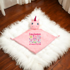 Licorne rose doudou Manoushka Création