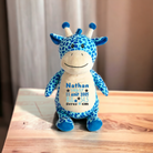 Girafe bleu Manoushka Création