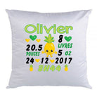 Coussin de naissance ananas vert - manoushkacreation