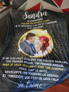Couverture imprimée avec Photos : JE T'AIME - manoushkacreation