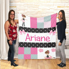 Couverture imprimée - ballerine Patchwork - manoushkacreation