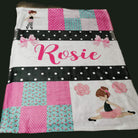 Couverture imprimée - ballerine Patchwork - manoushkacreation
