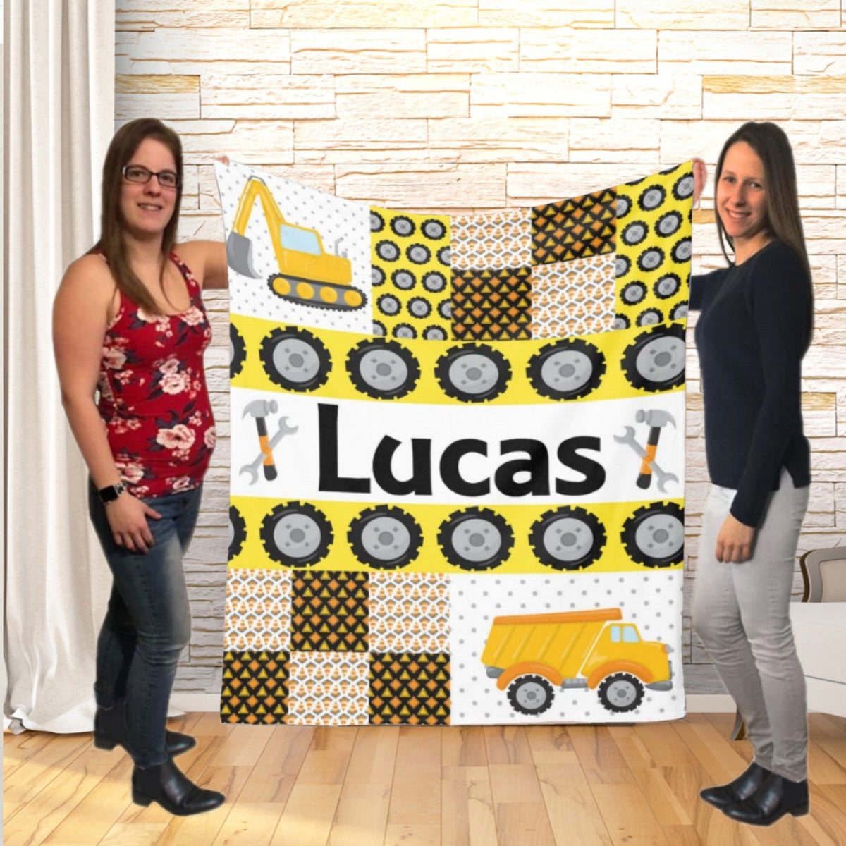 Couverture imprimée - Camion Patchwork - manoushkacreation