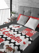 Couverture imprimée - Coccinelle Patchwork - manoushkacreation