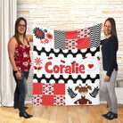 Couverture imprimée - Coccinelle Patchwork - manoushkacreation