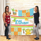 Couverture imprimée - Dinosaure Patchwork - manoushkacreation