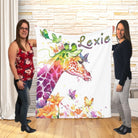 Couverture imprimée - Girafe - manoushkacreation