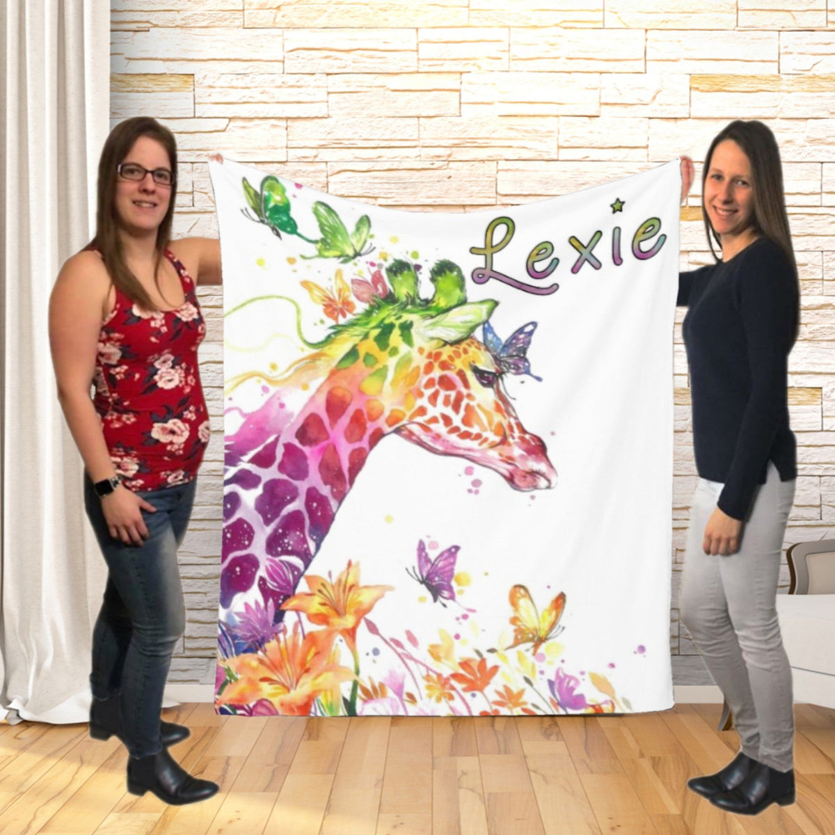 Couverture imprimée - Girafe - manoushkacreation