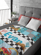 Couverture imprimée - Monster Truck Patchwork - manoushkacreation