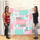 Couverture imprimée - Peluche de rêve fille Patchwork - manoushkacreation