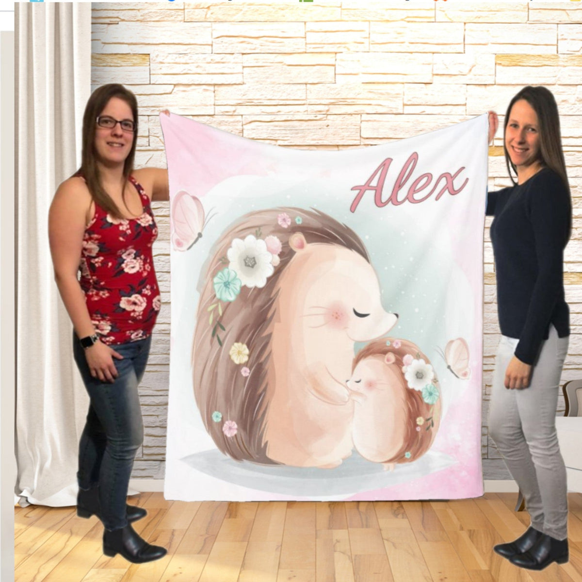Couverture imprimée - Porc et Pic maman Aquarelle - manoushkacreation
