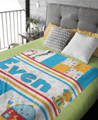 Couverture imprimée - Robot Patchwork - manoushkacreation