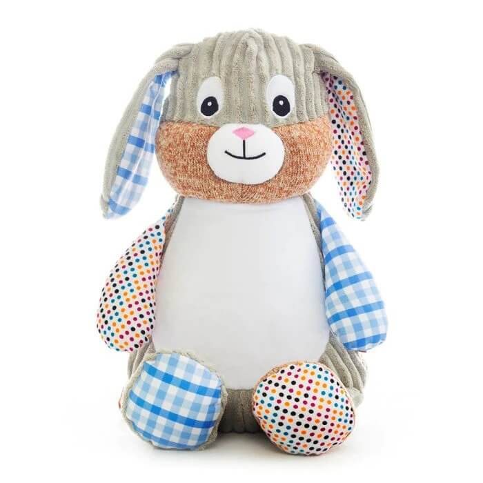 Lapin bleu sensoriel - manoushkacreation