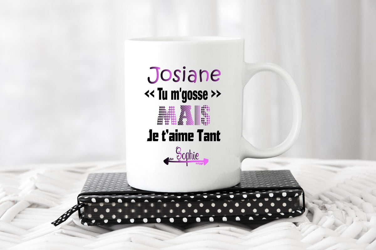 Tasse: Tu me gosse mais je t'aime tant - manoushkacreation